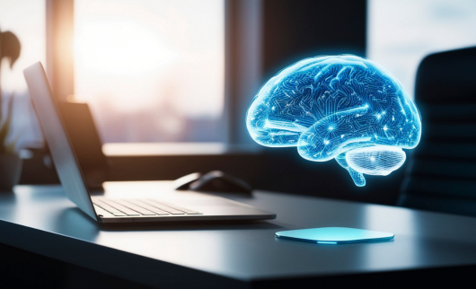 AI Brain visualization